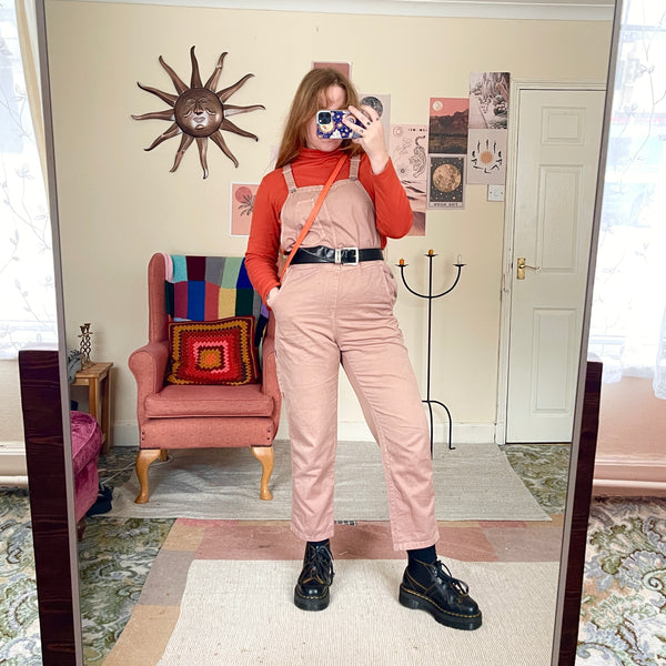 Mink dungarees (S)