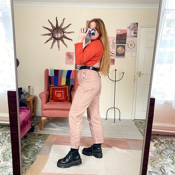 Mink dungarees (S)