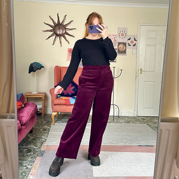 Burgundy cords (W30)
