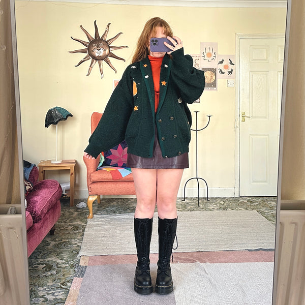 Pumpkin cardigan (L)