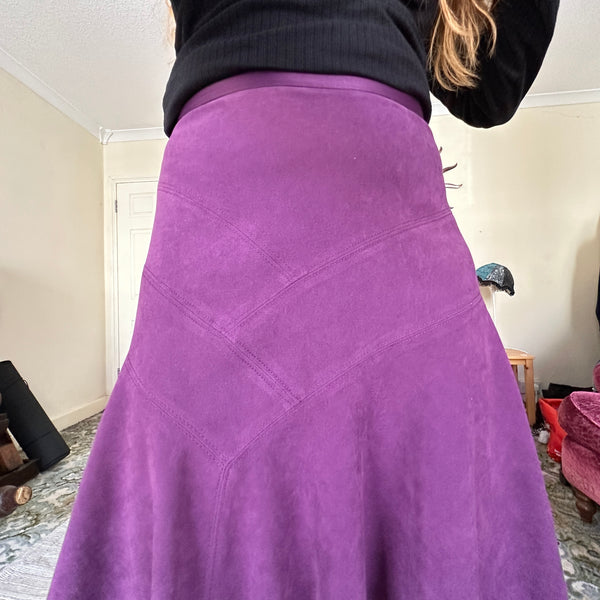 Lavender midi skirt (W30)