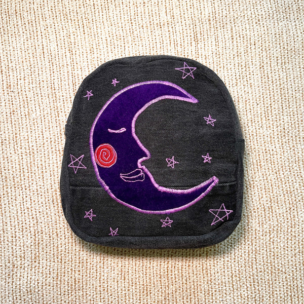 Moon denim rucksack