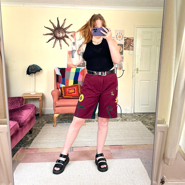 Sunflower jorts (W34)