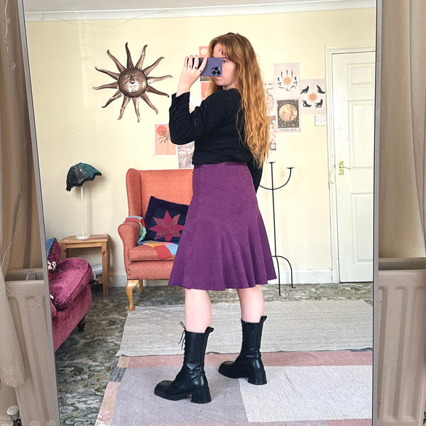 Lavender midi skirt (W30)