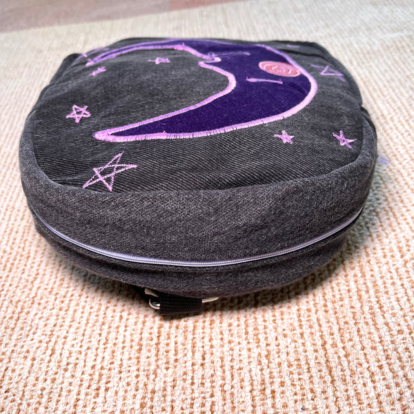 Moon denim rucksack