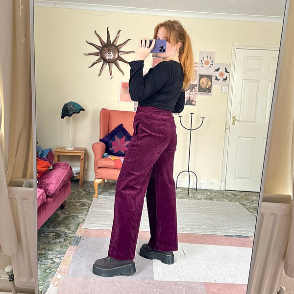 Burgundy cords (W30)