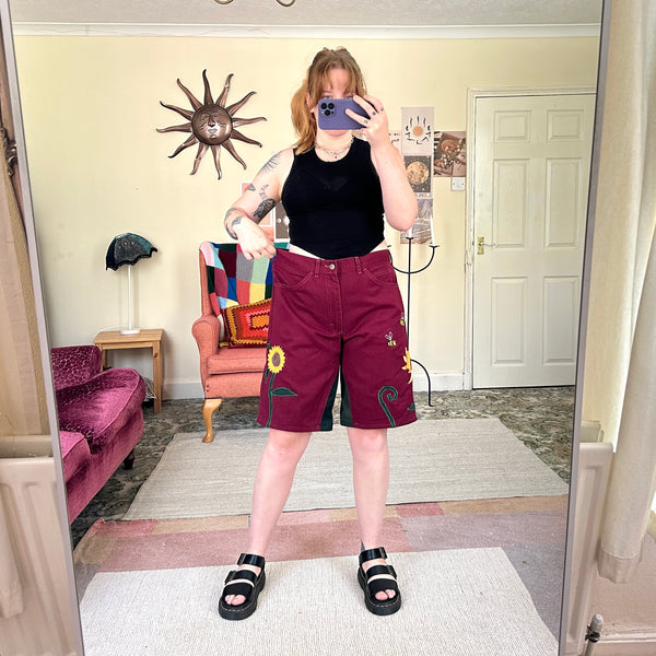 Sunflower jorts (W34)