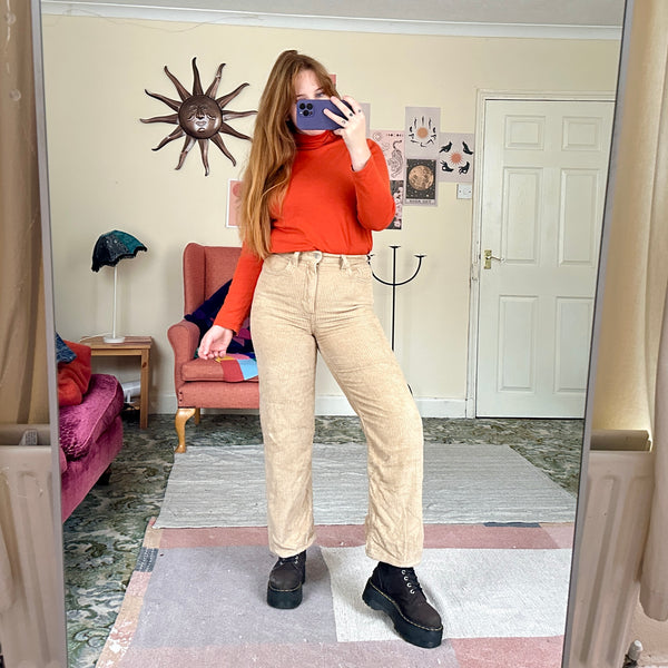 Beige cords (W28)
