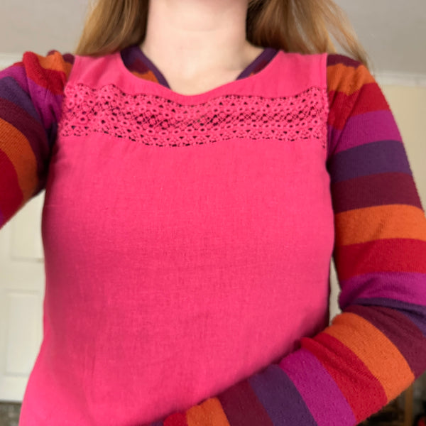 Bubblegum mini dress (M)