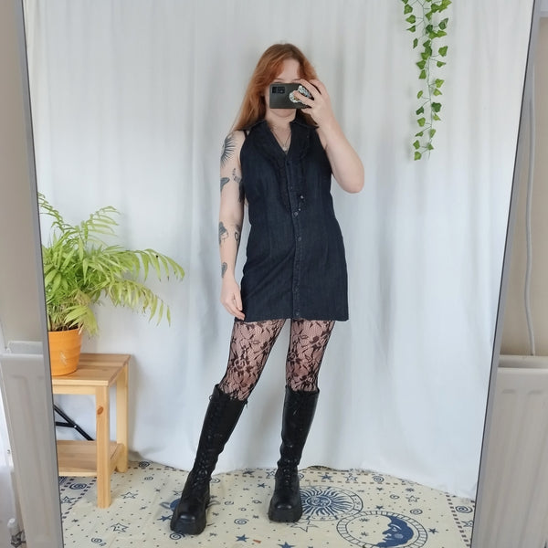 Daisy denim dress (M)