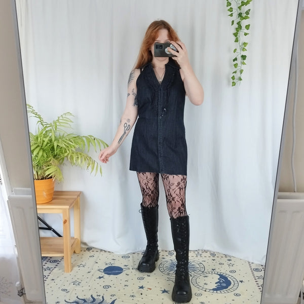 Daisy denim dress (M)