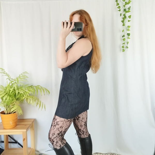 Daisy denim dress (M)