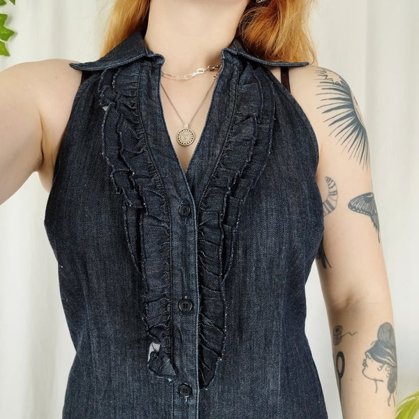 Daisy denim dress (M)