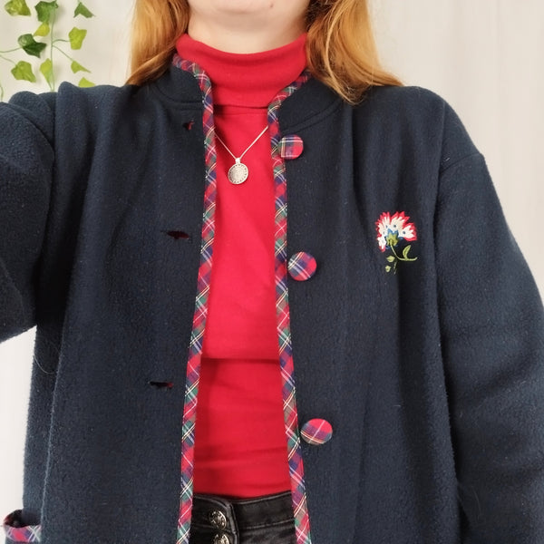 Fleece duster jacket (M)