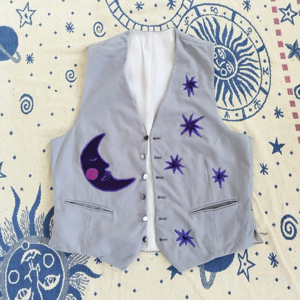 Moon and stars waistcoat (M)
