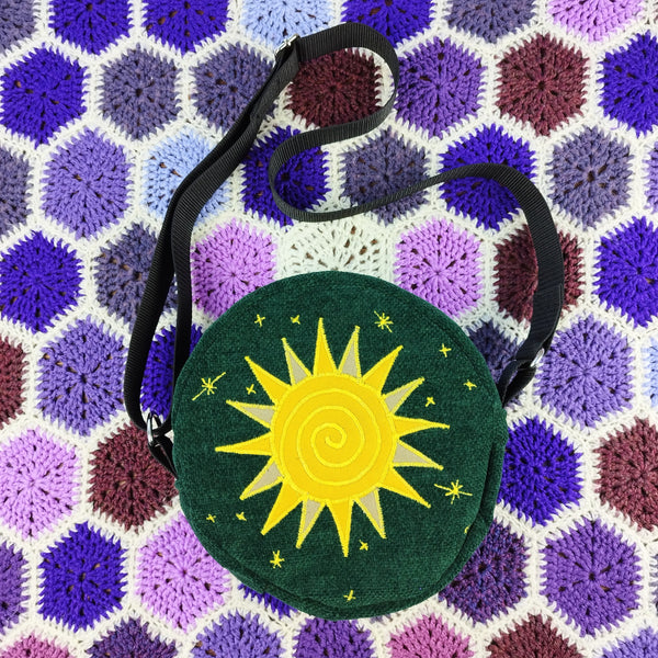 Sun and moon circle bag