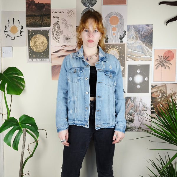 Blue moon denim jacket (S)