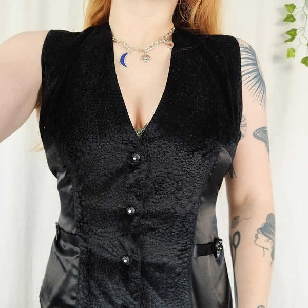Satin waistcoat (M)