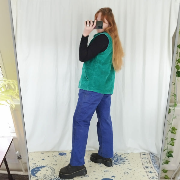 Jumbo cord reversible gilet (M)