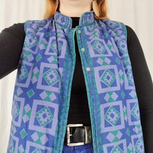 Jumbo cord reversible gilet (M)