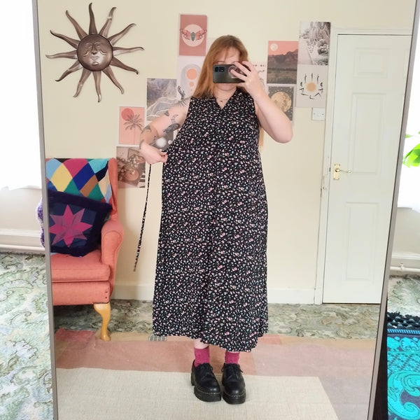 Rose bud sun dress (M)