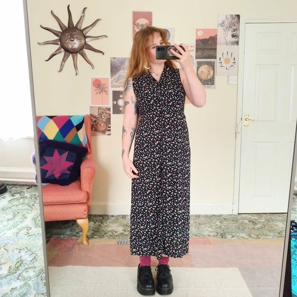 Rose bud sun dress (M)