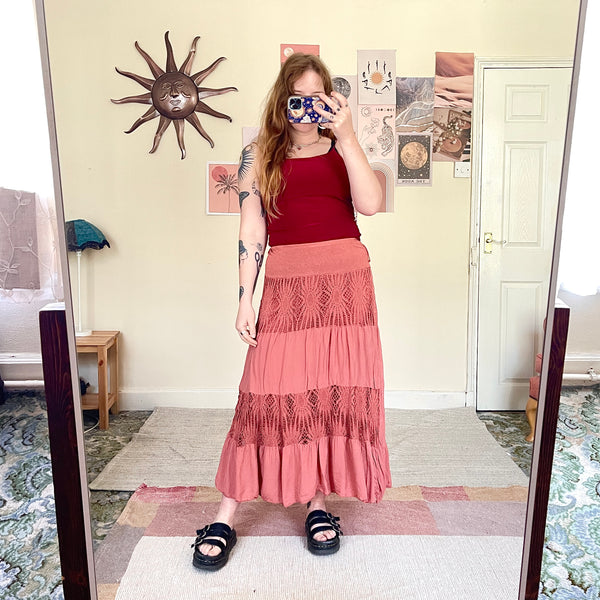Rose midi skirt (S)
