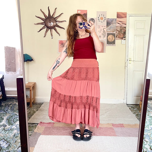 Rose midi skirt (S)
