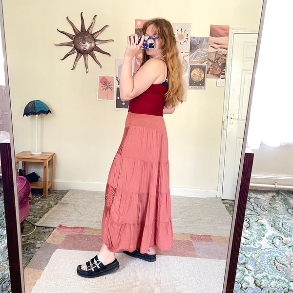 Rose midi skirt (S)