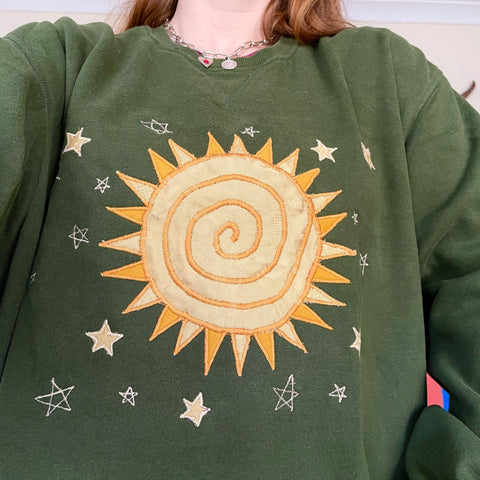 Sun sweater in green (2XL)