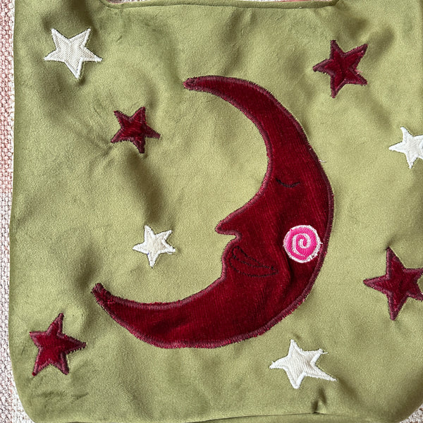 Sun and moon shoulder bag