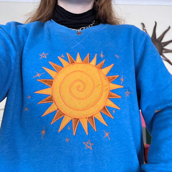 Sun sweater in blue (XL)