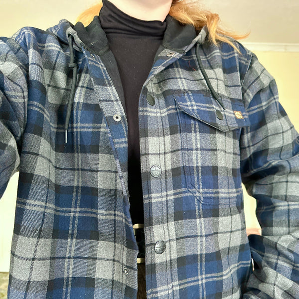Storm plaid jacket (L)