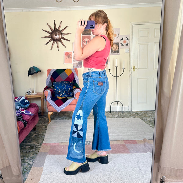 Moon patchwork jeans (W33)