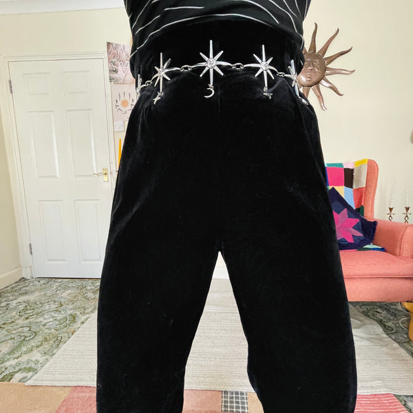 Whimsy velvet trousers (M)