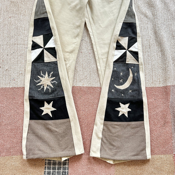 Moon patchwork jeans (W32)