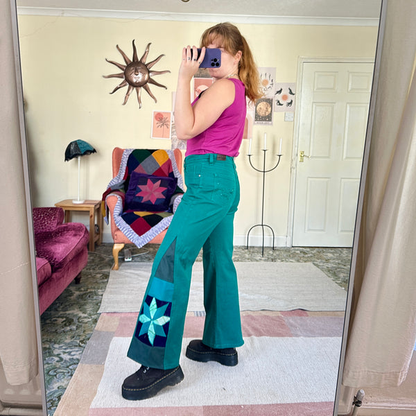 Star patchwork jeans (W32)