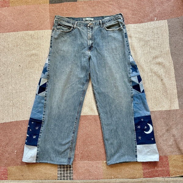 Moon patchwork jeans (W42)