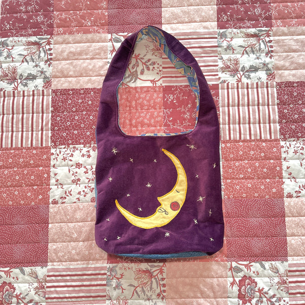Sun and moon shoulder bag