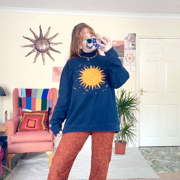 Sun sweater in midnight (XL)