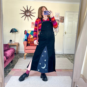 Moon pinafore dress (M)