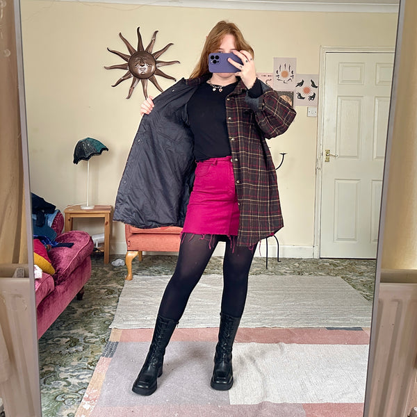 Gravel plaid jacket (XL)
