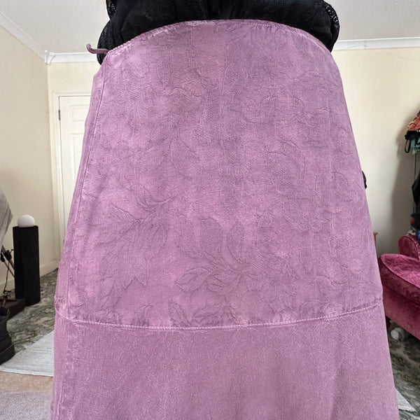 Lavender maxi skirt (W34)