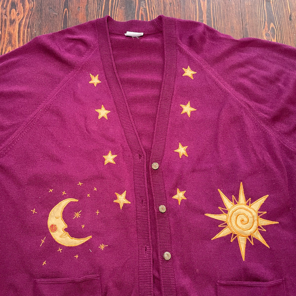 Sun and moon knit cardigan (3XL)