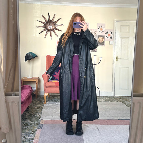 Onyx leather jacket (XL)