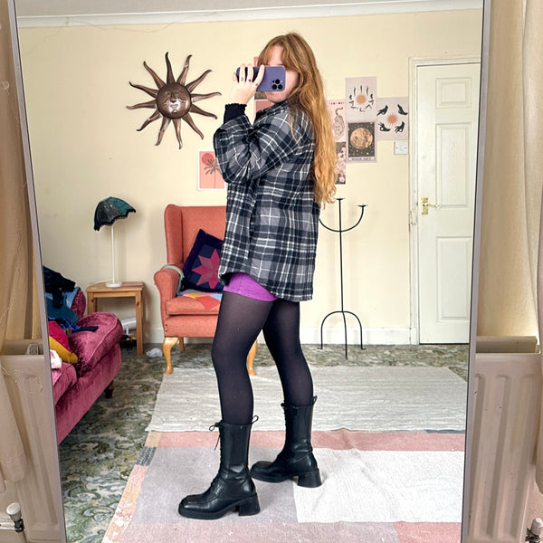 Sun plaid jacket (L)