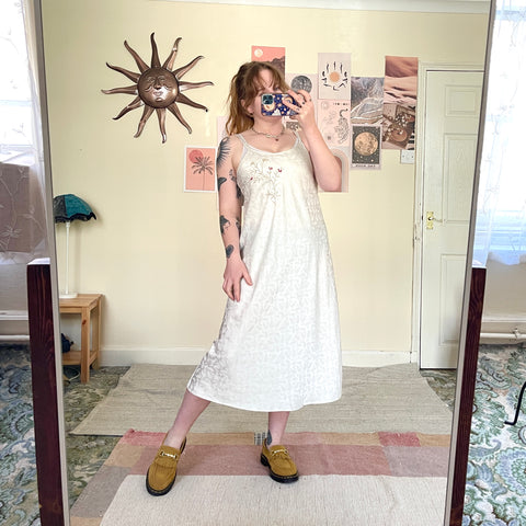 Paisley slip dress (M)