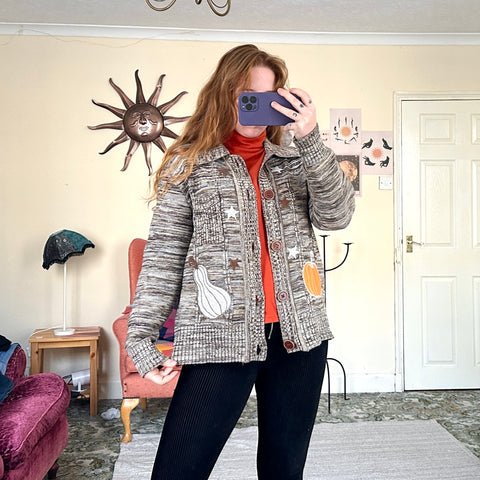 Gourd cardigan (L)