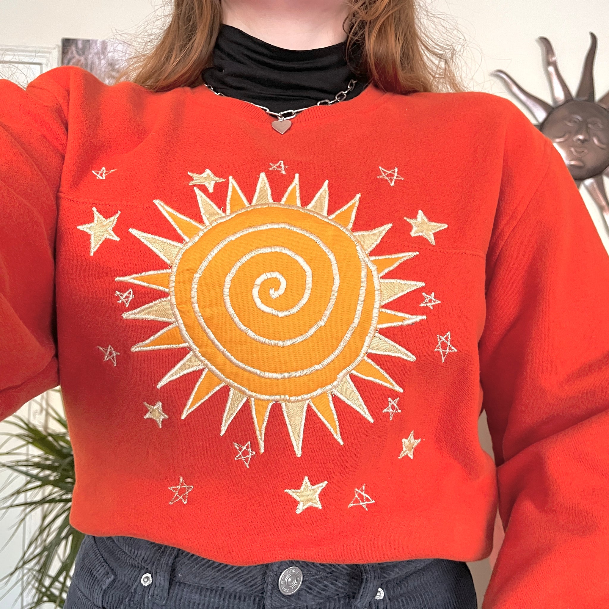 Sun sweater in orange (L)