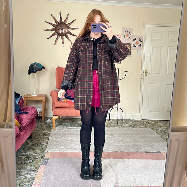 Gravel plaid jacket (XL)